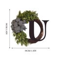 thumbnail image 5 of WRXMIJNHGSA Wreath Under $10 Burlaps Bow Wreath With Personalized Monogram, 5 of 5
