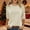 Beige, variant on VISALY Velvet Ribbed Tunic Tops for Women Dressy Casual 3/4 Sleeve Velour Blouses Crewneck Pullover Tops Trendy Loose Fit Shirts Business Casual Work Basic Tee Shirts Fall Pullover Shirt Beige L
