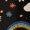 Rainbow, variant on Polyester Spandex Women Two Piece Tracksuit for Travel Daily Indoor, Stretch Resilient Cozy Lounge Sets, Rainbow Mushrooms
