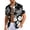 Black, variant on Men's Hawaiian Floral Shirts Casual Tropical Beach Funky Shirt ort Sleeve Button Down Shirts Tropical Floral Shirts Red XXXL