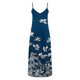 thumbnail image 5 of Puntoco Vestidos Mujer Moda Elegante Verano Casual Sólido V-Cuello Camis Vestido Largo Sin Mangas, 5 of 5