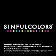 Sinful Colors Power Paint Nail Polish, 2640 Strengthening Top Coat, 0.5 fl oz.