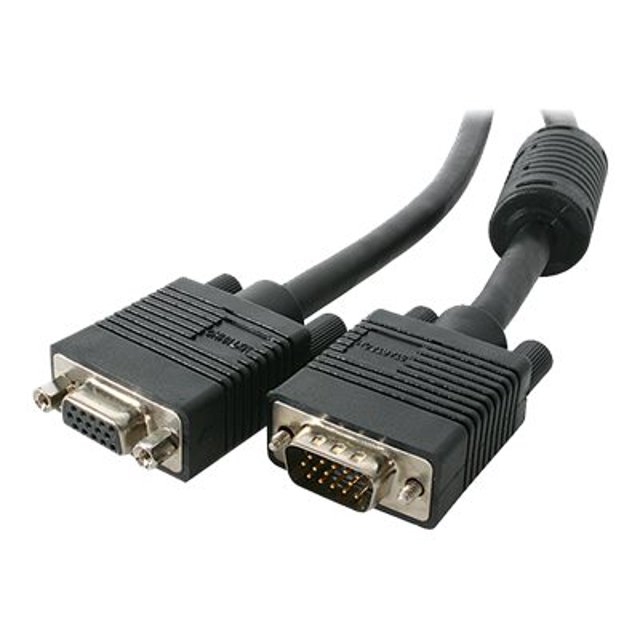 StarTech.com Câble d'Extension VGA 150 Pieds Coaxial Haute Résolution - SVGA - Rallonge d'Affichage - HD-15 (m) - HD-15 (F) (MXT101HQ_150) - Câble d'Extension VGA - HD-15 (VGA) (m) à HD-15 (VGA) (F) - 150 Pieds - Moulé - pour P/N: DP2VGM6, DP2VGM6, DP6MGM, STXM001, STM101M, STM12GAM, STM12GAM, STM2M2M2M2M