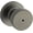 Gun Metal, variant on Kwikset Pismo Knob with Round Rose Privacy in Venetian Bronze
