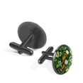 thumbnail image 2 of Saint Patrick's Day Elegant Dress Shirt Cufflinks Set for Men, Made of Stainless Steel, Ideal for Formal Occasions, 2 of 6