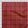 thumbnail image 3 of oneOone Cotton Cambric Bright Crimson Red Fabric Madras Check Fabric For Sewing Printed Craft Fabric By The Yard 56 Inch Wide, 3 of 4