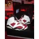 thumbnail image 3 of Ni - ke Size 9- Air Jordan 6 Retro 2014 Carmine White Red Shoes 384664-160, 3 of 5