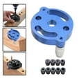 thumbnail image 2 of Kit de Jig pour Perceuse Auto-Centreante avec Baguettes de Perceuse Ensemble de Perceuse de Poche Bleu, 2 of 6