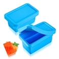 thumbnail image 1 of Bandeja para congelador de grado alimenticio | Contenedor de almacenamiento resistente a los olores para sopas de carne y salsas vegetales | Sello hermético | Material suave y duradero, 1 of 3
