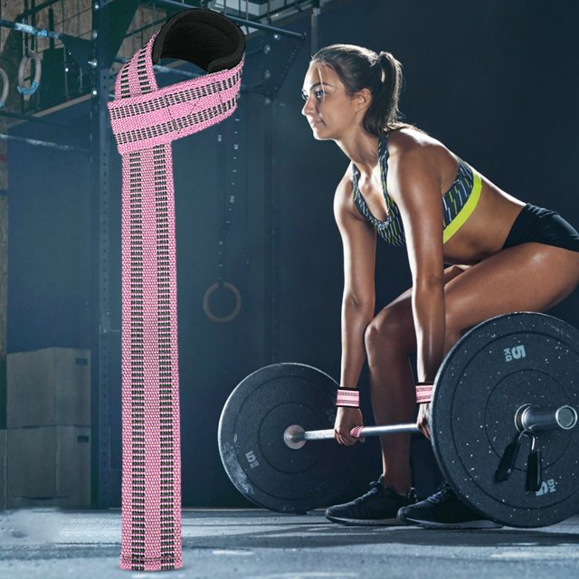 Correa de peso muerto empuñaduras antideslizantes banda de soporte resistente al desgaste para ejercicio de gimnasio
