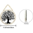 thumbnail image 2 of Sdcart Metal Tree of Life Decor, Metal Wall Decor, Tree Art Wall Decor, Metal Wall Art, Tree of Life Decor, Living Room Bedroom Indoor Outdoor Metal Wall Art Hangings (04), 2 of 6