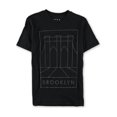 thumbnail image 1 of Camiseta con Adornos Aeropostale Puente de Brooklyn Hombre Negro XS Camiseta Adornada, 1 of 1