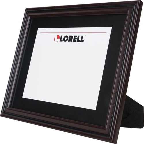 Lorell Two-toned Certificate Frame 13' x 10.50' Frame Size - Rectangle - Desktop - Horizontal, Vertical - 1 Each - Rosewood