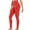 Red, variant on Kovlvoll Leggings with Pockets for Women Plus Size High Elastic Waisted Seamless Workout Running Sports Yoga Pants