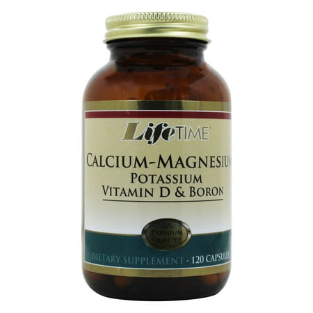 LifeTime Vitamins - Calcium Magnesium Potassium Vitamin D & Boron - 120