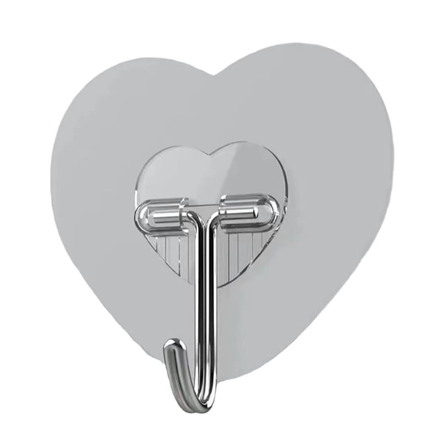 Product Categorization Hooks Wall with Heart Shape Design - Elegant Household Entryway Decorist for Home Kitchen Bathroom High Load Capacity and Durable