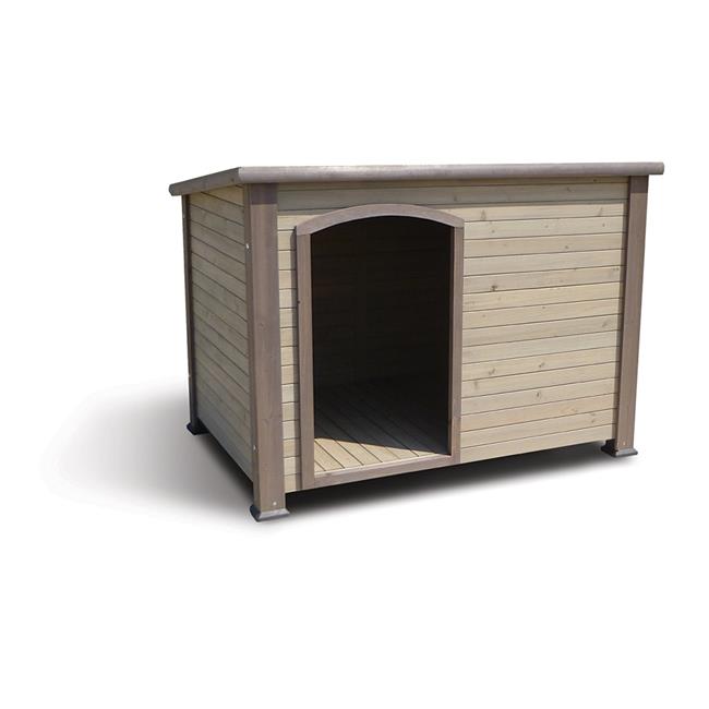 Precision Pet Products 7027163 Extreme Outback Log Cabin, Gray Large
