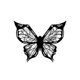 thumbnail image 2 of Pisexur Belleza Maquillaje Plantilla de lápiz delineador de ojos Butterflyss Plantilla de maquillaje Butterflyss Moldes para lápiz delineador de ojos con alas Aplicador de para mujeres y hombres, 2 of 9