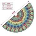 thumbnail image 3 of Lsque Round Mandala1 Print Christmas Tree Skirt, Tree Skirt with Ties or Velcro, Perfect for Holiday Decorations, Halloween, and New Year-30", 3 of 7