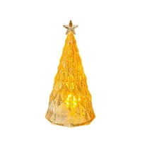 SLYNSHome Crystal LED Christmas Tree Lamp,Glitter Small Christmas Tree Light Up Night Lights Christmas Gifts Mini Christmas Tree with Lights for Room Table Decor