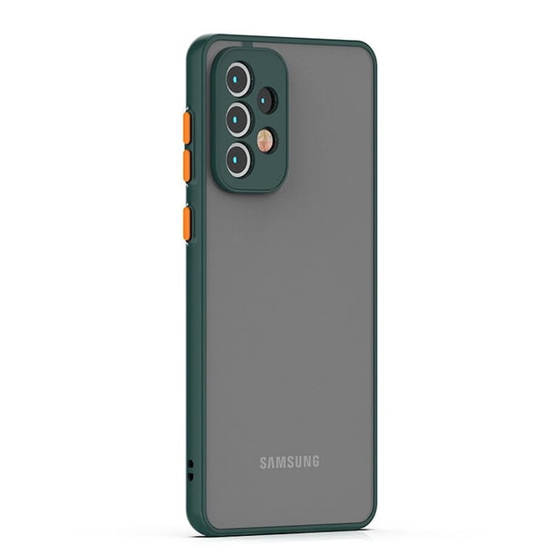 Funda protectora de silicona para teléfono móvil Samsung Galaxy, protector de lente suave de TPU y PC duro para modelos A52s, A22, A32, A42, A52, A72, A12, A13, A23, A33, A53, A73, 5G Fivean unisex