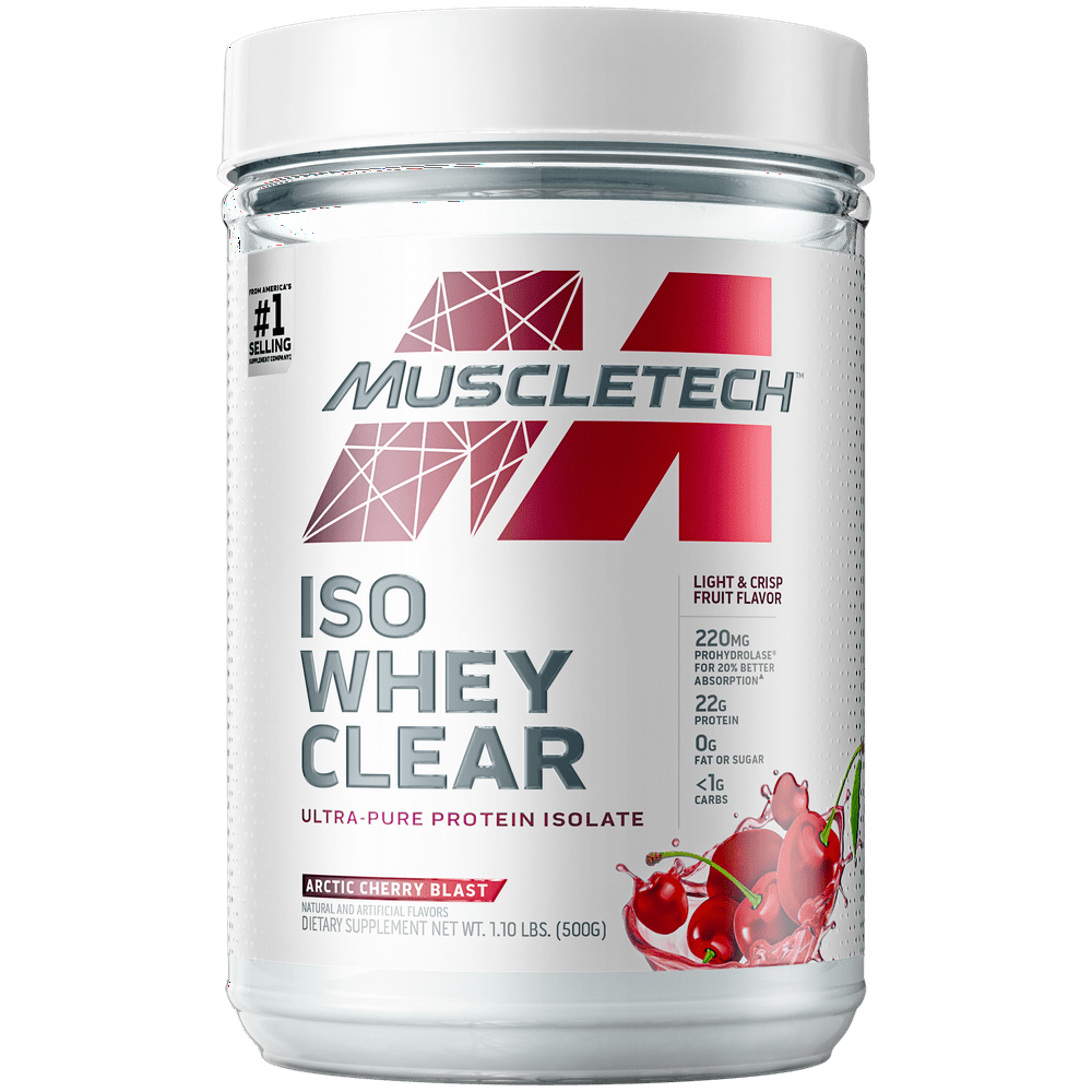 Iso Whey Clear Hydrolyzed Protein Drink Mix Powder, Light and