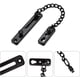 thumbnail image 3 of 1 Uds. Cerradura de cadena para puerta, protector de puerta de cadena con cerradura de resorte antirrobo, acero inoxidable negro mate ER, 3 of 5