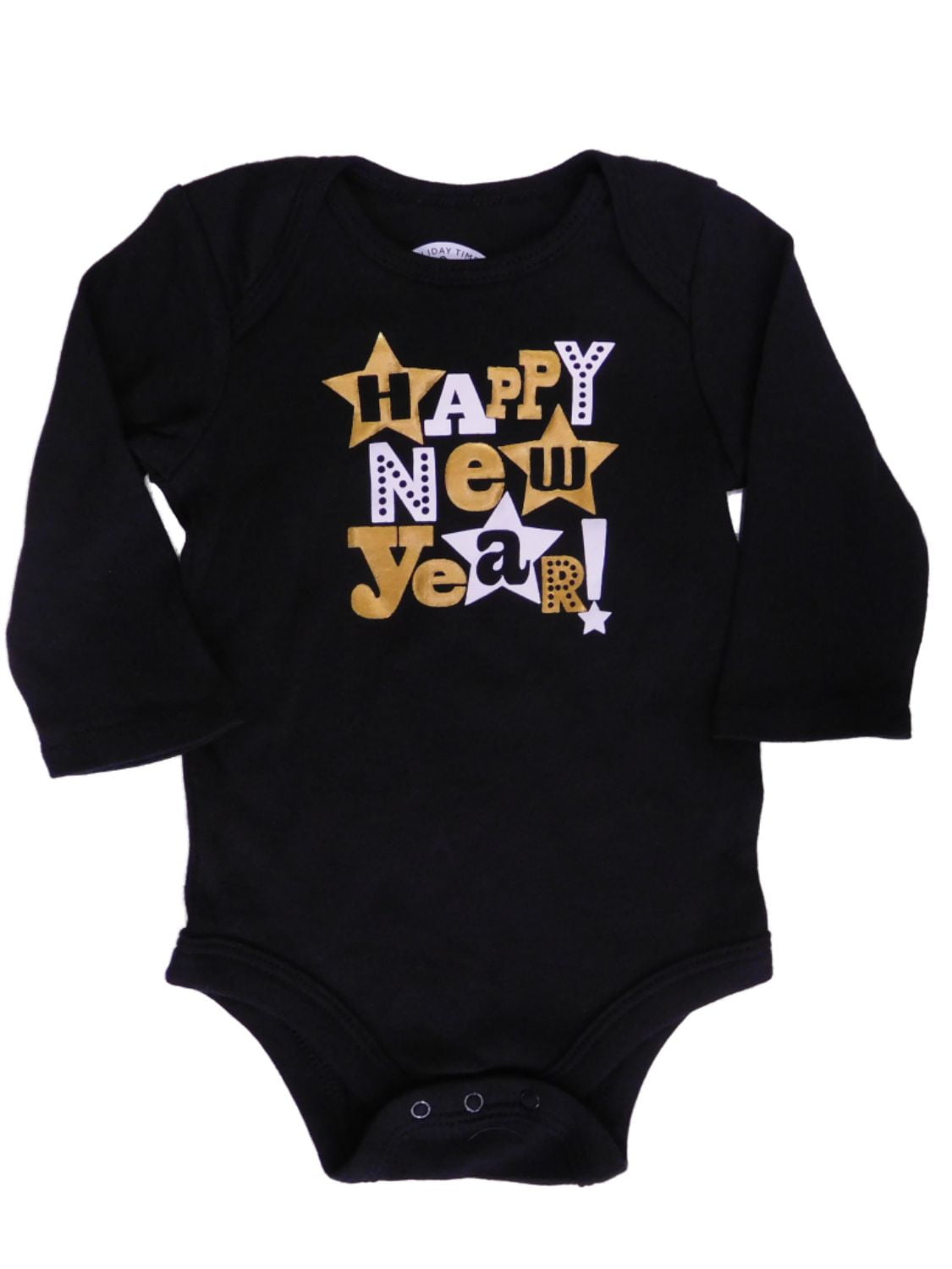 black and gold infant outfit