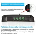 thumbnail image 5 of Car Digital Solar Clock Car Thermometer Dashboard Clock, 5 of 5