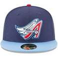 thumbnail image 2 of Men's New Era Navy California Angels Cooperstown Collection Wool 59FIFTY Fitted Hat, 2 of 6