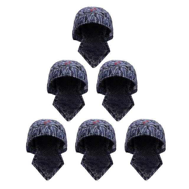 6 Unids Gorro Bufanda Soldador Retardante de Llama DYNWAVEMX Azul Sombrero protector de soldadura