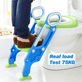 thumbnail image 4 of Potty Toilet Training Seat with Step Stool Ladder, Non-Slip Kids Toilet Potty Soft Padded Step Up, Training Stool Chair Toddler Ladder for All Standard Sizes and Toilet Seat, 4 of 18