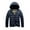Blue, variant on KAUOD Boys Padded Quilted Puffer Jackets Winter Waterproof Lightweight down Coats Kids Thick Insulated Hiking Outwear