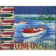 thumbnail image 3 of Brent, Paul 14x12 Black Modern Framed Museum Art Print Titled - Lake Time II, 3 of 5