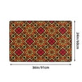thumbnail image 5 of LNWH Moroccan Vintage Texture Pattern Rugs Doormat, Non-Slip Absorbent Bath Mat, 36"x24", 5 of 8