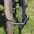 thumbnail image 2 of Candado para bicicleta Candado de cable de 5 dígitos Candado ligero para bicicleta Candado para bicicleta Candado portátil con combinación Negro ER  Rojo Verde, 2 of 4