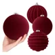 thumbnail image 1 of Navidad C9 Bolas De Navidad De Terciopelo De 4/6 Pulgadas,, 1 of 6