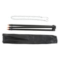 thumbnail image 1 of Camping Tripod Regulable Height Protective Foot Cover Plug in Design Fire Cooking Tripod for Outdoor Travel, 1 of 9