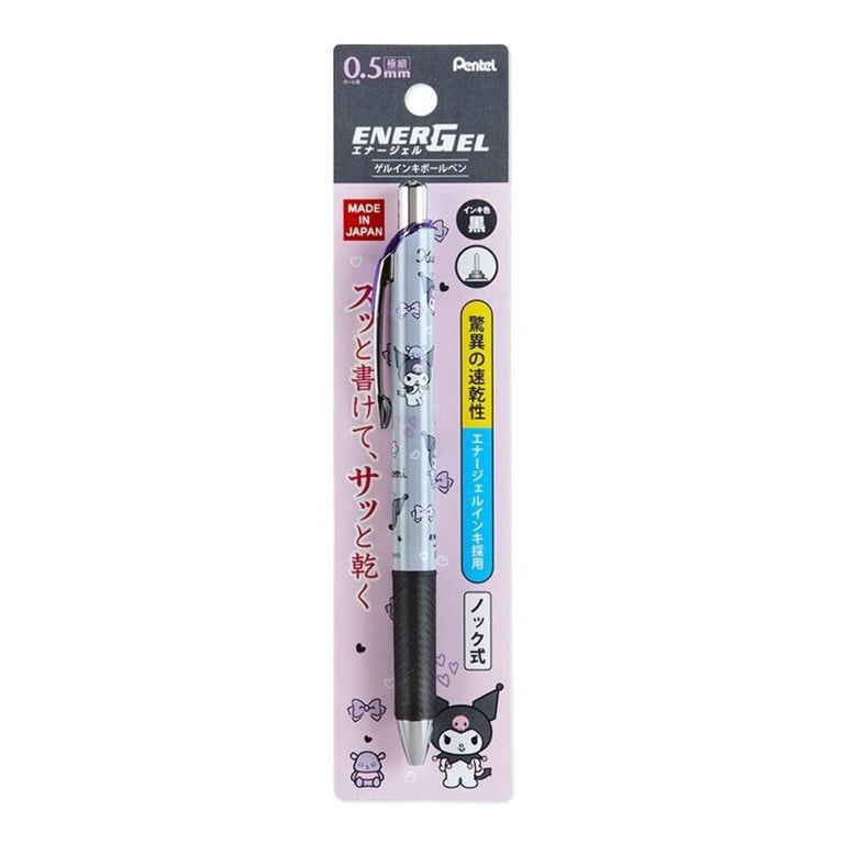 Kuromi Pentel EnerGel Retractable Gel Pen Sanrio Japan - Walmart.com