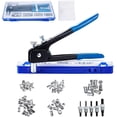 thumbnail image 1 of 86 Pcs Pistolet Riveteur M3 M4 M5 M6 M8 Outil Rivet Fileté Insert Fileté Kit Riveteuse, 1 of 5