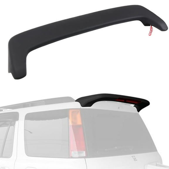 SCITOO Roof Spoiler Fit for Honda CR-V 1997-2001 Factory Style Matt Black Rear Roof Window Spoiler Wing W/LED Light