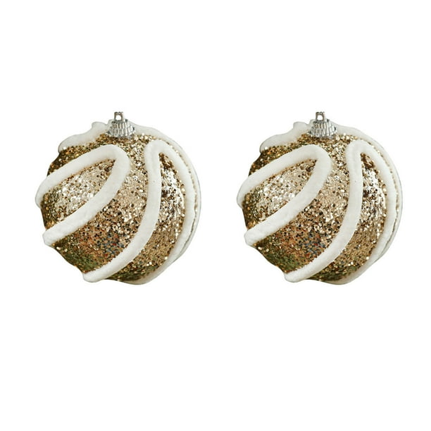 Christmas Christmas Tree Decoration Sequins Foam Christmas Hanging Decorations Christmas Decorations Hanging Decorations 2pc