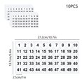 thumbnail image 3 of CNKOO Small Number Stickers  10 Sheets Colourful Number Stickers 1-50 Self Adhesive Round Numbered Stickers Label Sticker for Office Storage Inventory Classification Boxes, 3 of 6