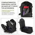 thumbnail image 4 of Mochila de Viaje Hikeo Expandible Antirrobo Laptop de 18” Impermeable, 4 of 9