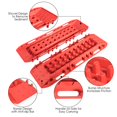 thumbnail image 2 of Costway 2 Pcs Tapis de Récupération pour Pistes de Traction Boue Sable Neige Échelle Tout-Terrain, 2 of 9