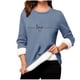 thumbnail image 2 of Heisall Womens Base Layer Shirts Autumn Winter Floral Print Round Neck Long Sleeve Thickened Fleece Teddy Shearling Warm Fitted Thermal Tops for Daily Cold Weather Wear, 2 of 3