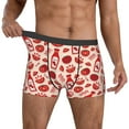 thumbnail image 2 of Kdxio Men's Boxer Briefs with Tomatoes Print - Comfortable and Breathable Underwear for Everyday Wear, 2 of 7