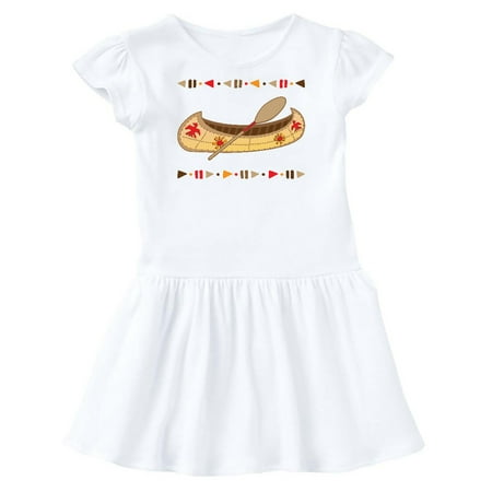 

Inktastic Boating Kids Tribal Canoe Gift Toddler Girl Dress