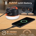 thumbnail image 3 of Linterna de Camping Recargable Sinvitron LED 1000LM 5200mAh, 3 of 7