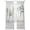 Light Gray Green, variant on Farmhouse Botanical Sheer Curtains 45 Inch Length 2 Panels Set Window Treatments, Bottles Plans Country Brown Wooden Grain Rod Pocket Semi Curtains for Living Room/Bedroom/Kitchen, 104"W x 45"L